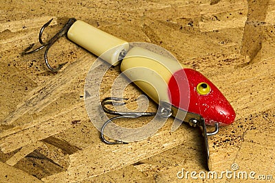 Antique Fishing Lure Stock Photo