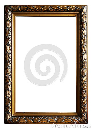 Antique Golden frame Stock Photo