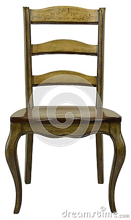 Antique Hand Painted Chair Stock Photo