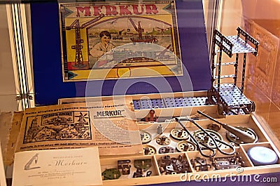 Antique Historical Children's Merkur Editorial Stock Photo