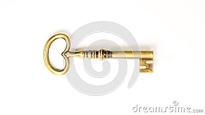 Antique key Stock Photo