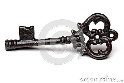 Antique Key Stock Photo