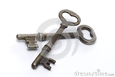 Antique Keys Stock Photo