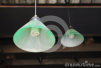 Antique lamps Stock Photo