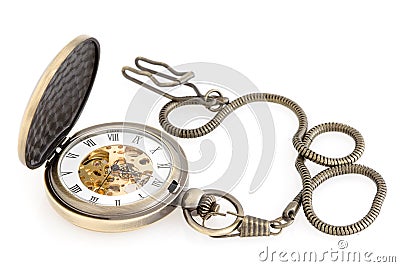 Antique pocket watch. Stock Photo