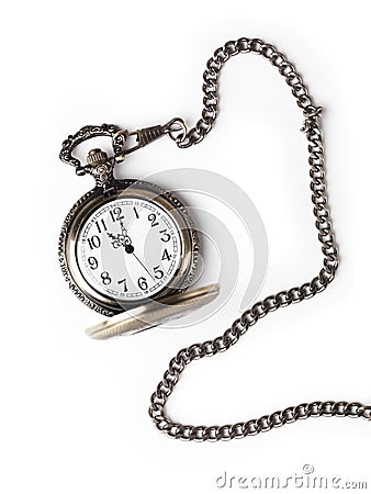 Antique Pocket Watch Stock Photo