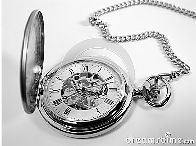 Antique Pocket Watch Stock Photo