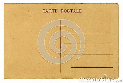 Antique postcard Stock Photo