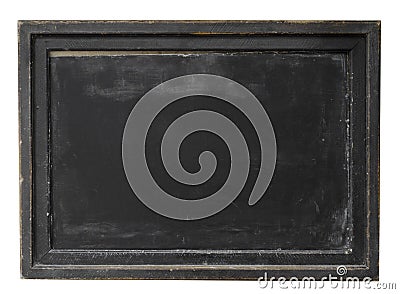 Antique rustic old Parisian Euro chalk board Stock Photo