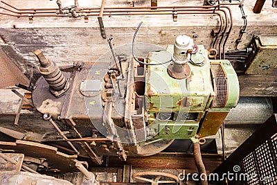 Antique rusty machinery Stock Photo