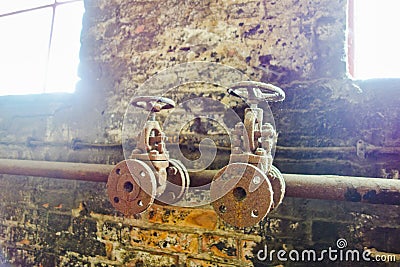Antique rusty machinery Stock Photo