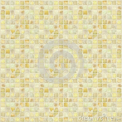 Antique Stone Tile Mosaic Stock Photo