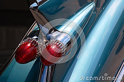 Antique taillights Stock Photo