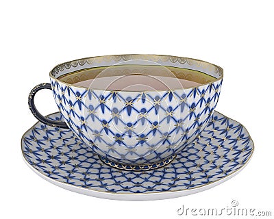 Antique tea cup Stock Photo