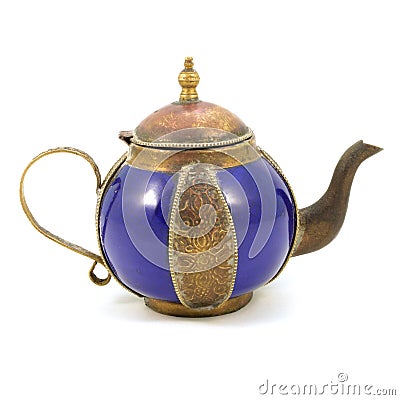 Antique Tea Pot Stock Photo