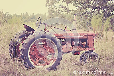 Antique Tractor 1949 Editorial Stock Photo