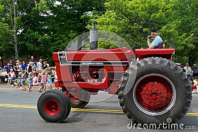 Antique Tractor in parade Editorial Stock Photo