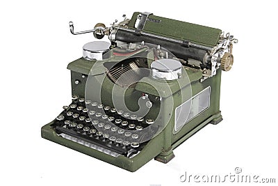 Antique typewriter Stock Photo