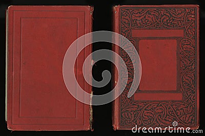 Antique Vintage Diary Journal Book Cover. Stock Photo