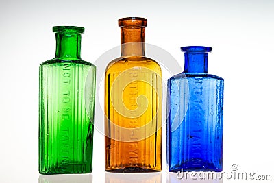 Poison bottle medicine Stock Photo