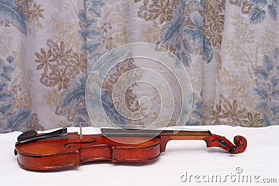 Antique violin for restoration Stock Photo