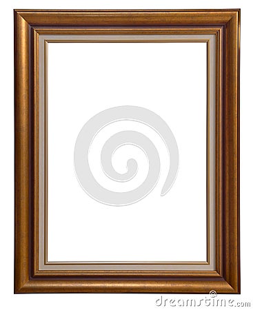 Antique wooden frame Stock Photo