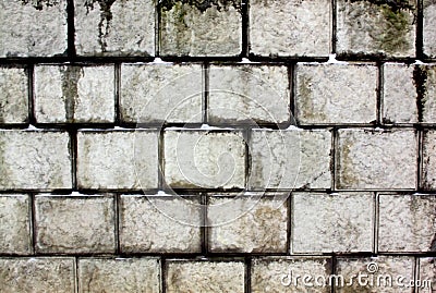 Oldtime oldfashion brickwork stucco Stock Photo