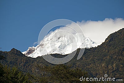 Antisana Volcano, in the Ecuadorian Andes Stock Photo