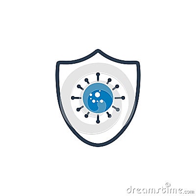 Antivirus, Antibacterial Icon. Vector Illustration