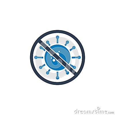 Antivirus, Antibacterial Icon. Vector Illustration