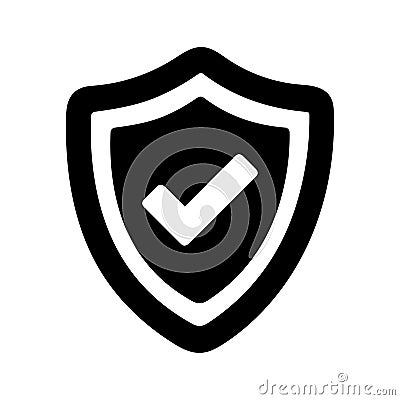 Antivirus, protection, security shield icon Stock Photo