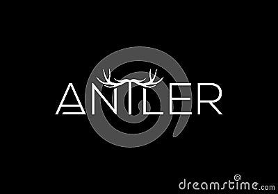 Antler Logo Vector Illustration