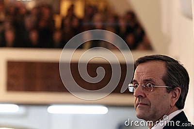 Antonis Samaras Editorial Stock Photo