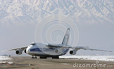 ANTONOV 124 - 100 Editorial Stock Photo