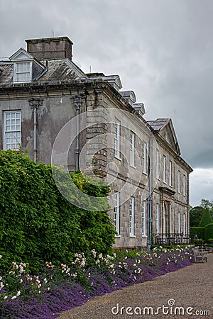 Antony House in the Cornwall village of Antony Editorial Stock Photo