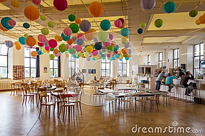 Antwerp, Belgium - May 11, 2015: Family visit Hetpaleis in Steen Castle (Het steen). Antwerp Editorial Stock Photo