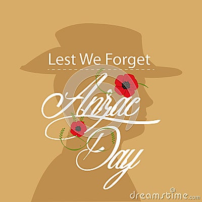 Decorative paper poppy for Anzac Day Stock Photo