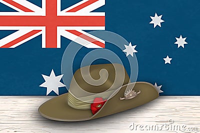 Anzac Day poppies memorial anniversary holiday war veterans memory. Anzac Day 25 April Australian war remembrance day poster or gr Stock Photo