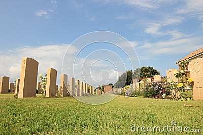 Anzio War Memorial Editorial Stock Photo