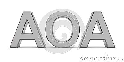 AOA Angolan kwanza currency code Stock Photo