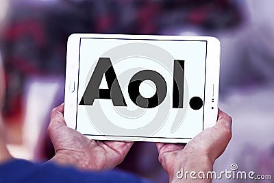 Aol company logo Editorial Stock Photo