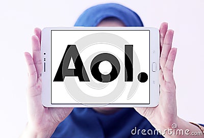 Aol company logo Editorial Stock Photo