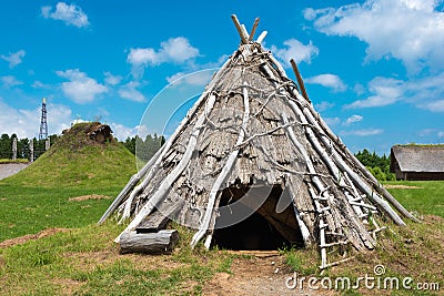 Sannai-Maruyama site in Aomori, Aomori Prefecture, Japan. It is a Jomon period archaeological site, a Stock Photo