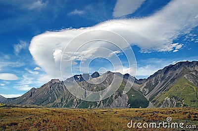 Aoraki, Mount Cook National Park, New Zealand Stock Photo