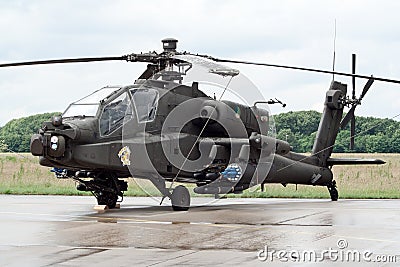 Apache attack helicopter Editorial Stock Photo