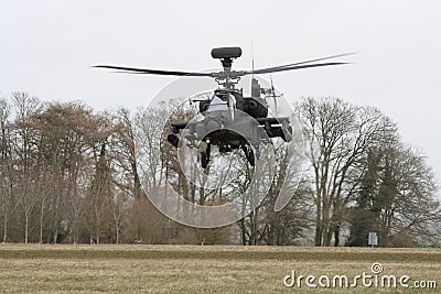 Apache Gunship Stock Photo