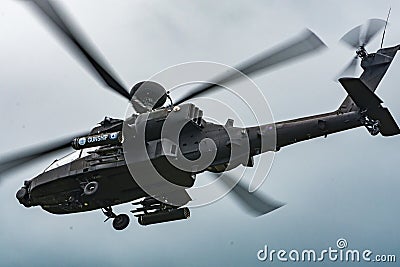 APACHE GUNSHIP Editorial Stock Photo