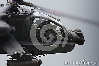 Apache Gunship Editorial Stock Photo