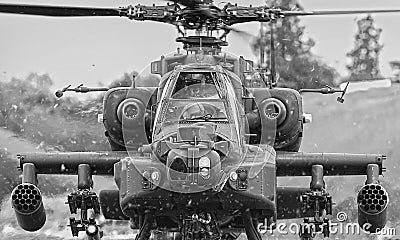 Apache helicopter Stock Photo