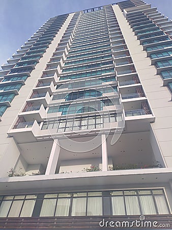 apartemen tall building tower abode domicile place Stock Photo